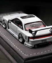 Load image into Gallery viewer, Mortal 1:64 White Silvia S14 GT Spec V2 Seiji Sports Model Diecast Metal Car