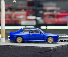 Load image into Gallery viewer, Mortal 1:64 Blue E30 M3 Coupe Sports Model Diecast Metal Car New Collection
