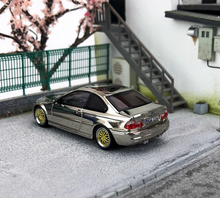Load image into Gallery viewer, SH 1:64 Plating Silver M3 E46 Coupe Sports Model Diecast Metal Car New