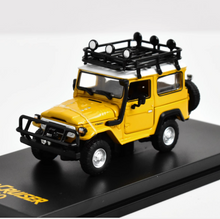 Load image into Gallery viewer, HF 1:64 Yellow Land Cruiser FJ40 SUV Sports Model Toy Diecast Metal Car BN