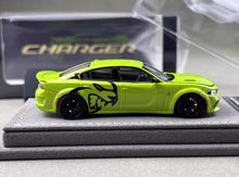 Load image into Gallery viewer, Elite 1:64 Green Charger SRT Engine Sedan Sports Model Diecast Metal Car New Collection