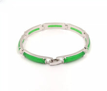 Load image into Gallery viewer, Nature Jade Beaded Bracelet Jewelry Blessing Lucky Fortune Gift For Woman Green