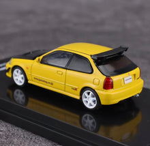 Load image into Gallery viewer, MH 1:64 Yellow Carbon Civic Type R EK9 Sports Model Diecast Metal Car New Collection