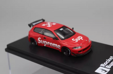 Load image into Gallery viewer, Fuji 1:64 JDM Red Civic EG6 Rocket Bunny Sports Model Diecast Metal Car New