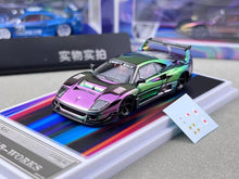 Load image into Gallery viewer, Top Art 1:64 Plating F40 LBWK Racing Sports Model Diecast Metal Car New Collection