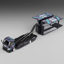 Load image into Gallery viewer, MT 1:64 Black HKS H300 Tow Box Truck Custom Model Diecast Metal Car New Collection