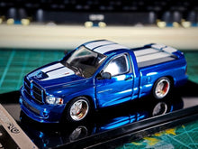 Load image into Gallery viewer, GCD 1:64 Plating Blue RAM SRT-10 Pickup Truck Sports Model Diecast Metal Car