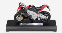 Load image into Gallery viewer, WELLY 1:18 RSV 4 Factory Racing Sports Model Diecast Metal Motorcycle