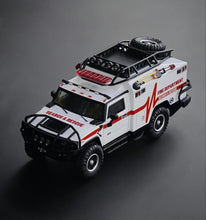 Load image into Gallery viewer, MK 1:64 White H2 Fire Dep. Rescue Vehicle ORV Model Diecast Metal Car New Collection
