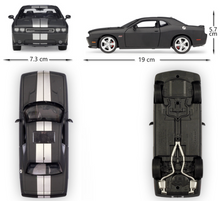 Load image into Gallery viewer, WELLY 1:24 2012 SRT Muscle Racing Sports Model Diecast Metal Car Display