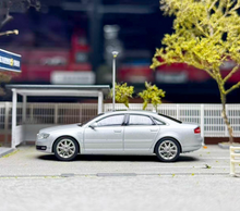 Load image into Gallery viewer, Masdi 1:64 Silver A8L D3 Luxury Sedan Sports Model Diecast Metal Car New Collection