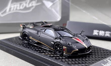Load image into Gallery viewer, LCD 1:64 Black Carbon Imola Black Rims Sports Model Diecast Metal Car New Collection