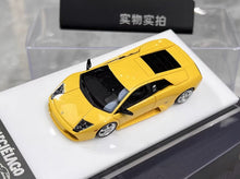 Load image into Gallery viewer, 1:64 CL Yellow Murcielago Hard Top Racing Sports Model Diecast Resin Car New Collection