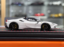 Load image into Gallery viewer, U2 1:64 White Orange SF90 Stradale Hard Top Sports Model Diecast Resin Car New Collection