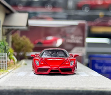 Load image into Gallery viewer, King 1:64 Red Black Rims ENZO Racing Sports Model Diecast Metal Car New Collection