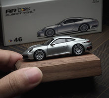 Load image into Gallery viewer, AR 1:64 Silver 911 Carrera 992.1 GT Sports Model Diecast Metal Car New Collection