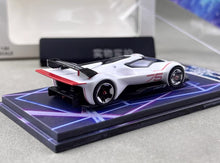 Load image into Gallery viewer, LMF 1:64 White VGT Concept Racing Sports Model Diecast Metal Car New Collection