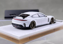 Load image into Gallery viewer, 404Error 1:64 White Taycan Roof Box Racing Sports Model Diecast Resin Car New Collection