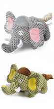 Load image into Gallery viewer, Dog Squeaky Toys Elephant Chew Puppy Fluffy Rope Toy Durable Teeth Grinding Pet