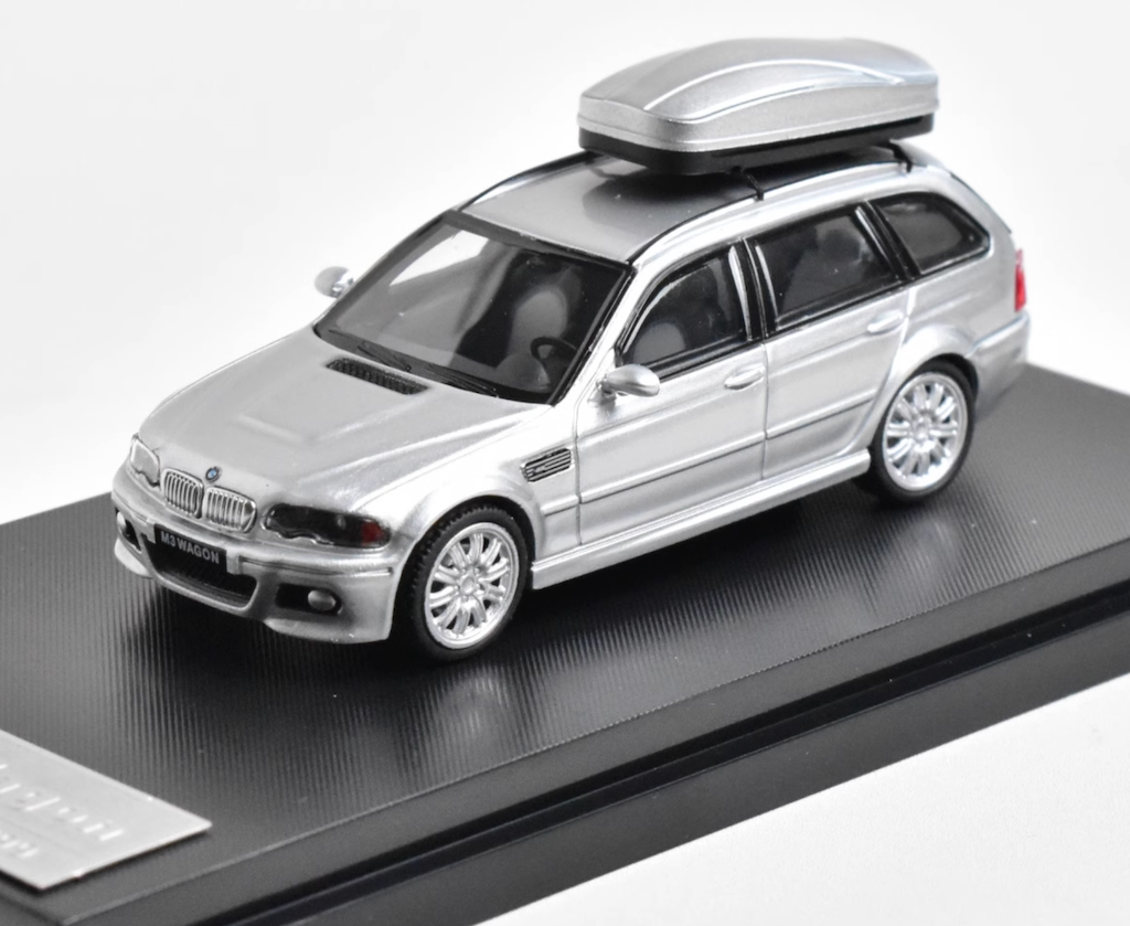 Voiture Miniature 1:64 BMW M3 CSL E46 - Blanc - Métal Diecast - Stance Hunters 2023