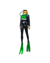 Load image into Gallery viewer, 1:64 Painted Figure Mini Model Miniature Resin Diorama Toy Diving Equipment Lady