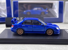 Load image into Gallery viewer, 1:64 Furuya Blue Impreza WRX STI IX 9 GD Sedan Model Diecast Metal Car New Collection