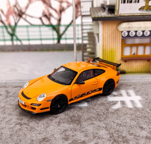 Load image into Gallery viewer, Cars Lounge 1:64 Orange 997.1 GT3 RS Sports Model Diecast Resin Car New