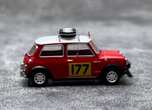 Load image into Gallery viewer, GCD 1:64 Red Mini #177 Morris Cooper S Rallye Sport Model Diecast Metal Car