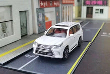 Load image into Gallery viewer, JKM 1:64 White LX570 Luxury SUV Off Road Sports Model Diecast Metal Car New