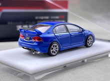 Load image into Gallery viewer, MH 1:64 Blue JDM Civic Type R FD2 Racing Sports Model Diecast Metal Car BN