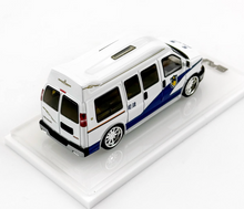 Load image into Gallery viewer, GOC 1:64 White Police GMC Savana Cutaway Van MPV Model Diecast Metal Car New Collection