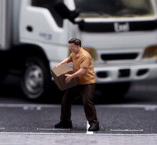 Load image into Gallery viewer, 1:64 Painted Figure Model Miniature Resin Sand Diorama Couriers Workers Set