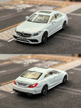 Load image into Gallery viewer, Mortal 1:64 White CLS 63 4 Matic Sedan Sports Model Diecast Metal Car New Collection