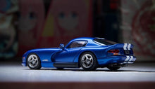 Load image into Gallery viewer, GFCC 1:64 Blue 1993 Viper Coupe Muscle Sports Model Diecast Metal Car New Collection