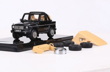 Load image into Gallery viewer, GCD 1:64 Black G500 Cabrio W463 ORV SUV Sports Model Diecast Metal Car BN