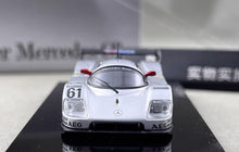 Load image into Gallery viewer, YS 1:64 Silver C9 #61 Racing Sports Model Diecast Metal Car New Collection