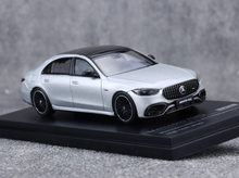 Load image into Gallery viewer, AR 1:64 Silver Benz AMG S63 E Performance Sports Model Diecast Metal Car New Collection