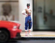 Load image into Gallery viewer, 1:64 Painted Figure Model Miniature Resin Diorama Sand Trendy Street Girl Lady