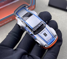 Load image into Gallery viewer, MM 1:64 Silver RWB 964 #8 Racing Sports Model Diecast Metal Car New Collection
