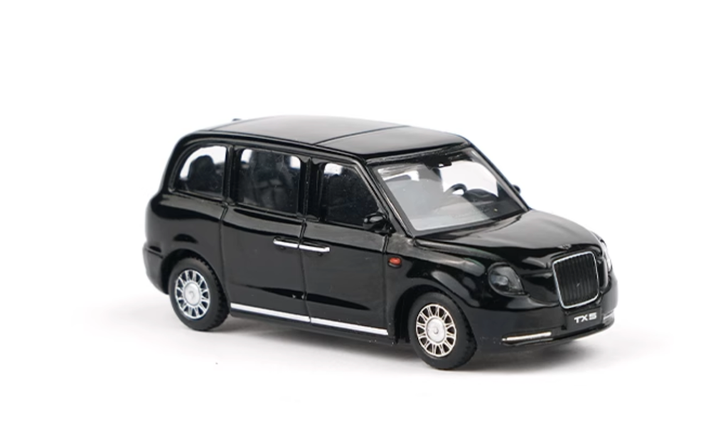 XCARTOYS 1:64 Black Geely EV LEVC TX5 London Model Diecast