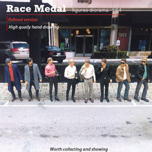 Load image into Gallery viewer, 1:64 Painted Figure Mini Model Miniature Resin Diorama Sand Suit Jacket Coat Man