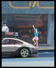 Load image into Gallery viewer, 1:64 Painted Figure Mini Model Miniature Resin Diorama Sand Bunny Dancing Girl