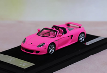 Load image into Gallery viewer, YY 1:64 Pink Carrera GT Convertible Racing Sport Model Diecast Resin Car New Collection