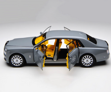 Load image into Gallery viewer, 1:18 Gray Phantom VIII Luxury Sedan Model Diecast Metal Car Box New