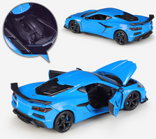 Load image into Gallery viewer, WELLY 1:24 2023 Corvette Z06 Muscle Racing Sports Model Diecast Metal Car New