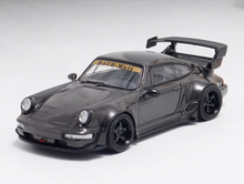Load image into Gallery viewer, 1:64 Stock Black Carbon RWB 993 Classic Sports Model Diecast Metal Car New Collection