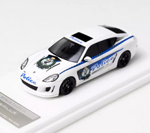 Load image into Gallery viewer, MK 1:64 White Police Gemballa Coupe Sports Model Diecast Resin Car New Collection