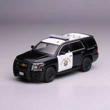 Load image into Gallery viewer, 1:64 596 Black CHP California Highway Police Tahoe Model Diecast Metal Car New Collection