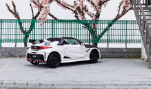 Load image into Gallery viewer, Mortal 1:64 White S660 Mugen Convertible Sports Model Diecast Metal Car New