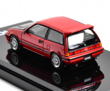 Load image into Gallery viewer, HobbyJapan 1:64 1984 Red Carbon CIVIC Si E-AT Model Diecast Metal Car New Collection